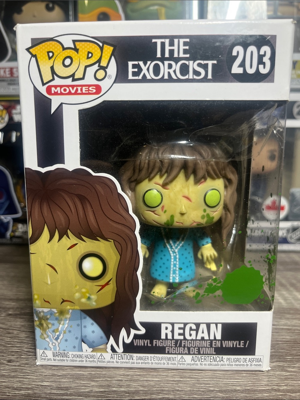 Funko Pop! Movies The Exorcist Regan Vinyl Figure - Green, Blue, Brown